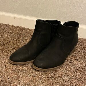 Maurices Black Ankle Boots